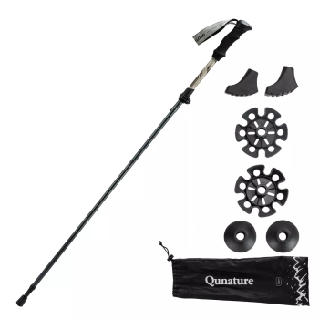 Qunature | Trekkingstöcke – Leichte und robuste Wanderstöcke aus 7075 Aluminium, bis 130 cm verstellbar